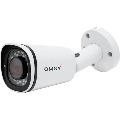 IP camera OMNY BASE miniBullet5E-WDU 28, буллет, 5Мп (2592x1944), 30к/с, 2.8мм фиксированный, EasyMic, 12В DC, 802.3af, ИК до 30м, WDR 120dB, USB2.0